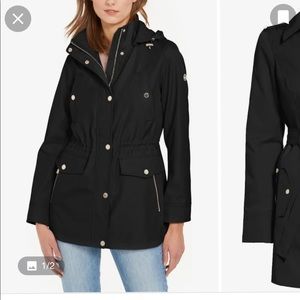 Michael Kors Belted Black Jacket